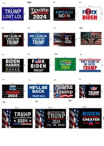 DHL Shipping! 180 Designs Direct Factory 3x5 Ft 90*150 Cm Lets Go Brandon Save America Again Trump Flag For 2024 President Election U.S. ensign Stock